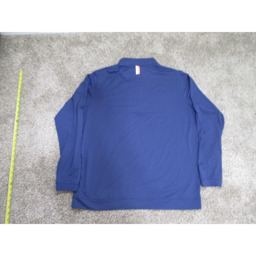 RhoBack Performace QZip 1/4 blue Mens XL golf athletic - Picture 6 of 7
